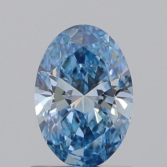 Loose Diamond - OVAL 0.69ct Fancy Vivid Blue VVS1: Loose Diamond - OVAL 0.69ct Fancy Vivid Blue VVS1 Source: This is a real non-mined Diamond that has been grown in a lab Shape: OVAL Carats: 0.69 Color: Fancy Vivid Blue Certification: IGI Video: