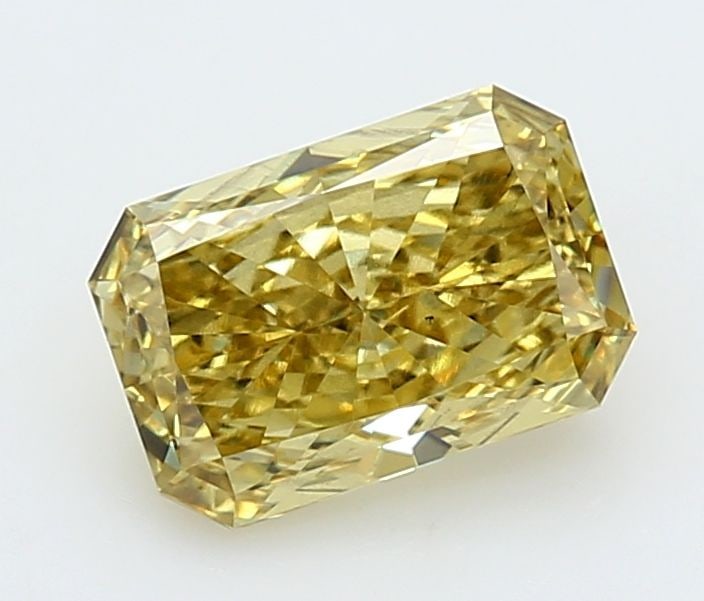 Loose Diamond - RADIANT 1.9ct Fancy Vivid Yellow VS2: Loose Diamond - RADIANT 1.9ct Fancy Vivid Yellow VS2 Source: This is a real non-mined Diamond that has been grown in a lab Shape: RADIANT Carats: 1.9 Color: Fancy Vivid Yellow Certification: IGI Video