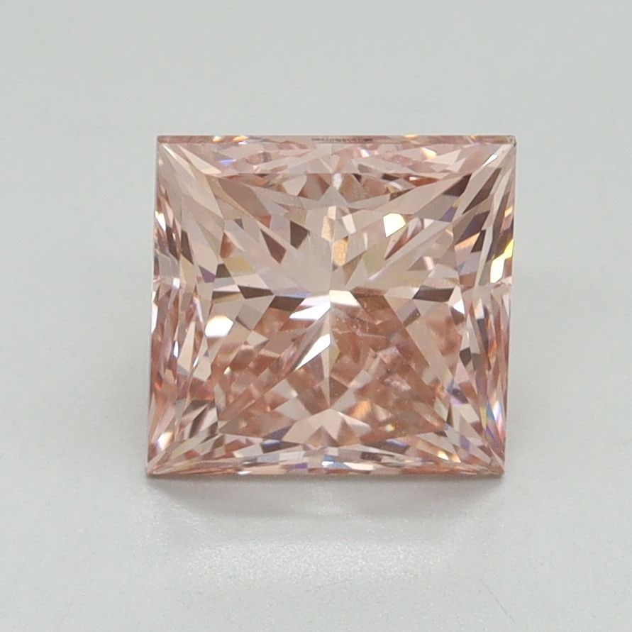 Loose Diamond - PRINCESS 2.1ct Fancy Vivid Pink VS2: Loose Diamond - PRINCESS 2.1ct Fancy Vivid Pink VS2 Source: This is a real non-mined Diamond that has been grown in a lab Shape: PRINCESS Carats: 2.1 Color: Fancy Vivid Pink Certification: IGI Video: