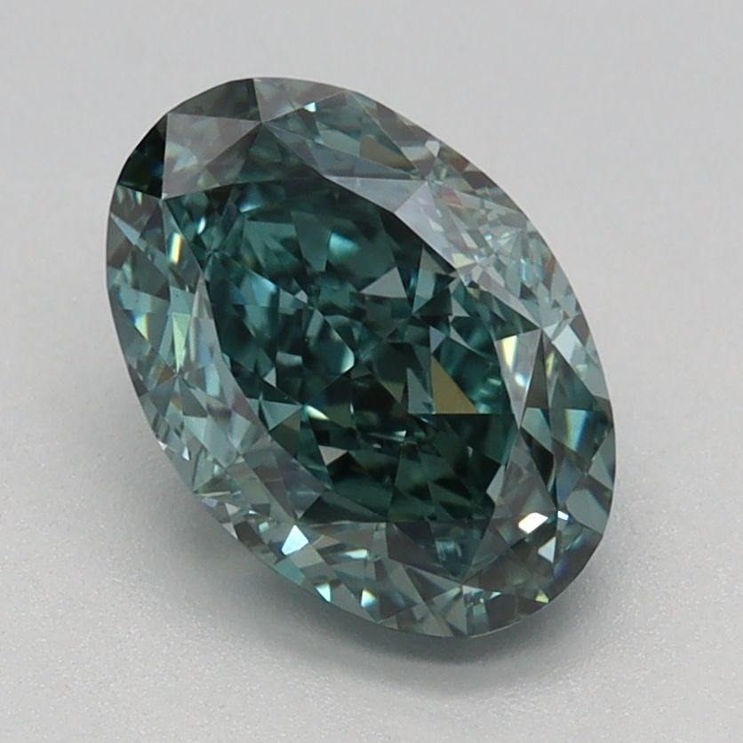 Loose Diamond - OVAL 1.55ct Fancy Vivid Green VS2: Loose Diamond - OVAL 1.55ct Fancy Vivid Green VS2 Source: This is a real non-mined Diamond that has been grown in a lab Shape: OVAL Carats: 1.55 Color: Fancy Vivid Green Certification: IGI Video: