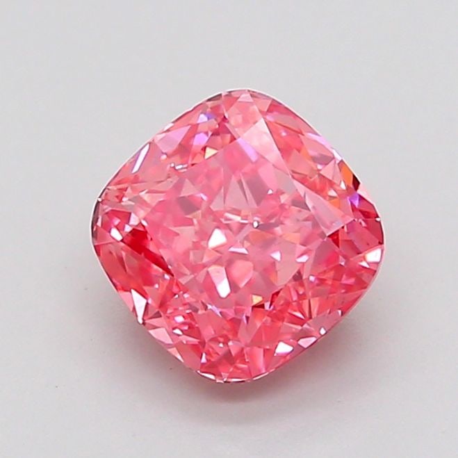 Loose Diamond - CUSHION MODIFIED 1.51ct Fancy Vivid Pink VS1: Loose Diamond - CUSHION MODIFIED 1.51ct Fancy Vivid Pink VS1 Source: This is a real non-mined Diamond that has been grown in a lab Shape: CUSHION MODIFIED Carats: 1.51 Color: Fancy Vivid Pink Certific