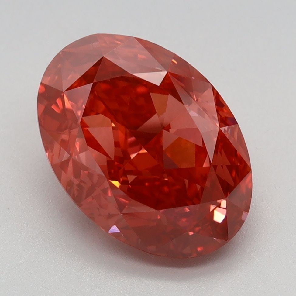 Loose Diamond - OVAL 3.18ct Fancy Vivid Pink VVS2: Loose Diamond - OVAL 3.18ct Fancy Vivid Pink VVS2 Source: This is a real non-mined Diamond that has been grown in a lab Shape: OVAL Carats: 3.18 Color: Fancy Vivid Pink Certification: IGI Video: