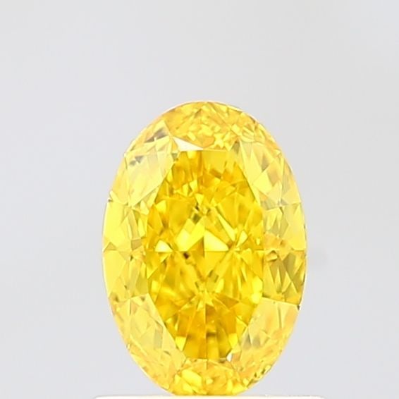 Loose Diamond - OVAL 1.03ct Fancy Vivid Yellow VS1: Loose Diamond - OVAL 1.03ct Fancy Vivid Yellow VS1 Source: This is a real non-mined Diamond that has been grown in a lab Shape: OVAL Carats: 1.03 Color: Fancy Vivid Yellow Certification: IGI PLEASE NO