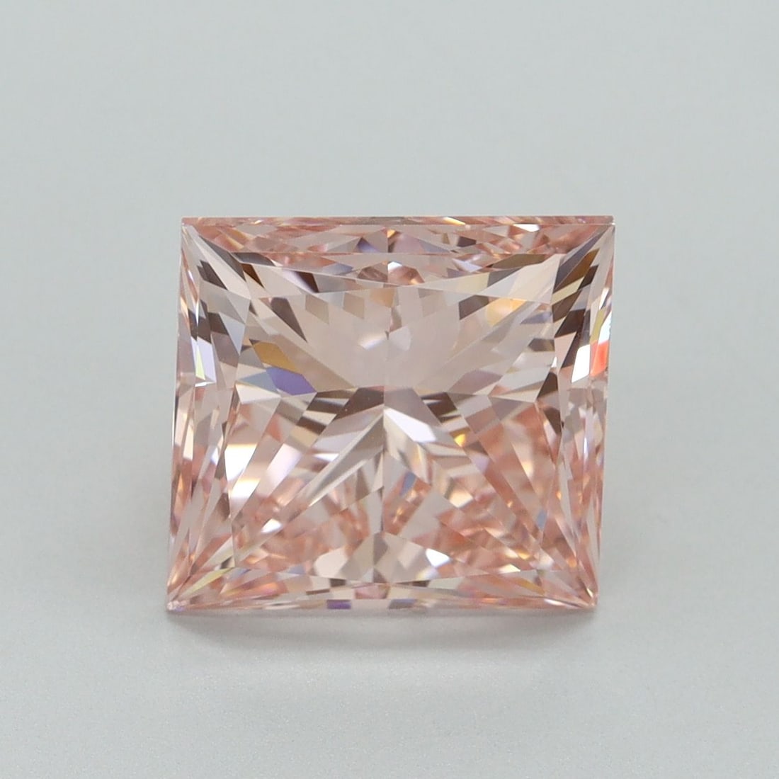 Loose Diamond - PRINCESS 5.0ct Fancy Vivid Pink VS1: Loose Diamond - PRINCESS 5.0ct Fancy Vivid Pink VS1 Source: This is a real non-mined Diamond that has been grown in a lab Shape: PRINCESS Carats: 5.0 Color: Fancy Vivid Pink Certification: IGI Video: