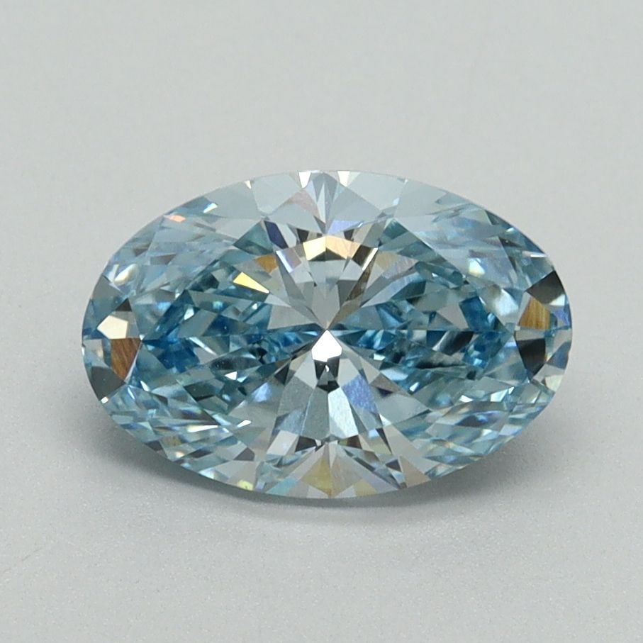 Loose Diamond - OVAL 1.5ct Fancy Vivid Blue VVS2: Loose Diamond - OVAL 1.5ct Fancy Vivid Blue VVS2 Source: This is a real non-mined Diamond that has been grown in a lab Shape: OVAL Carats: 1.5 Color: Fancy Vivid Blue Certification: IGI Video: