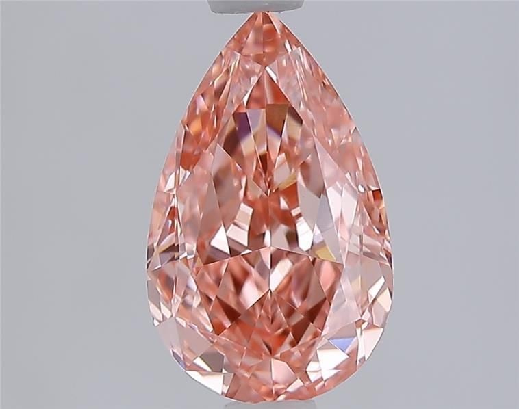 Loose Diamond - PEAR 1.59ct Fancy Vivid Pink VVS2: Loose Diamond - PEAR 1.59ct Fancy Vivid Pink VVS2 Source: This is a real non-mined Diamond that has been grown in a lab Shape: PEAR Carats: 1.59 Color: Fancy Vivid Pink Certification: IGI Video: