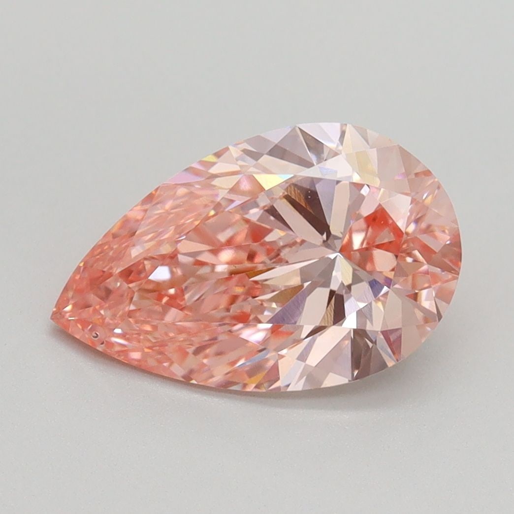 Loose Diamond - PEAR 2.2ct Fancy Intense Pink VS2: Loose Diamond - PEAR 2.2ct Fancy Intense Pink VS2 Source: This is a real non-mined Diamond that has been grown in a lab Shape: PEAR Carats: 2.2 Color: Fancy Intense Pink Certification: IGI Video: