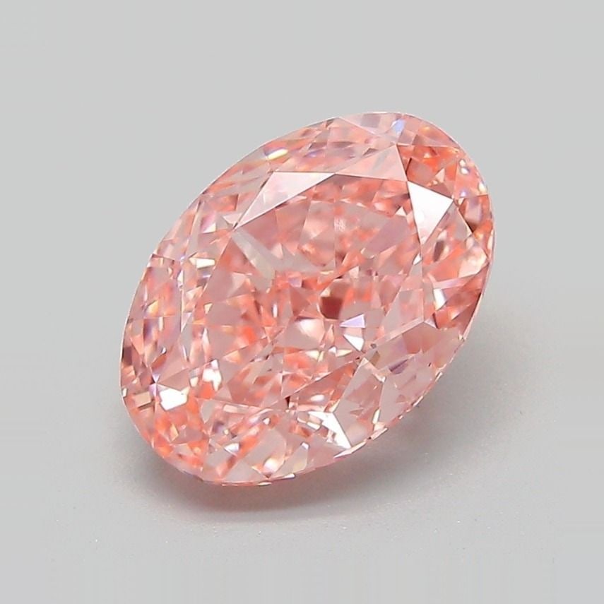 Loose Diamond - OVAL 2.73ct Fancy Vivid Pink VVS2: Loose Diamond - OVAL 2.73ct Fancy Vivid Pink VVS2 Source: This is a real non-mined Diamond that has been grown in a lab Shape: OVAL Carats: 2.73 Color: Fancy Vivid Pink Certification: IGI Video:
