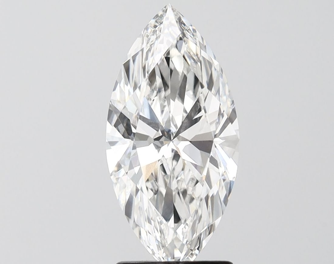 Loose Diamond - MARQUISE 2.1ct F IF: Loose Diamond - MARQUISE 2.1ct F IF Source: This is a real non-mined Diamond that has been grown in a lab Shape: MARQUISE Carats: 2.1 Color: F Clarity: IF Certification: IGI Video: