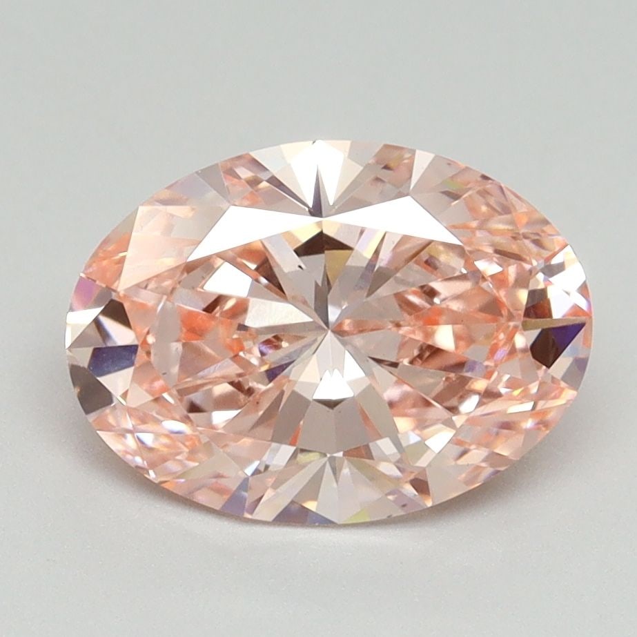 Loose Diamond - OVAL 2.16ct Fancy Vivid Pink VS1: Loose Diamond - OVAL 2.16ct Fancy Vivid Pink VS1 Source: This is a real non-mined Diamond that has been grown in a lab Shape: OVAL Carats: 2.16 Color: Fancy Vivid Pink Certification: IGI Video: