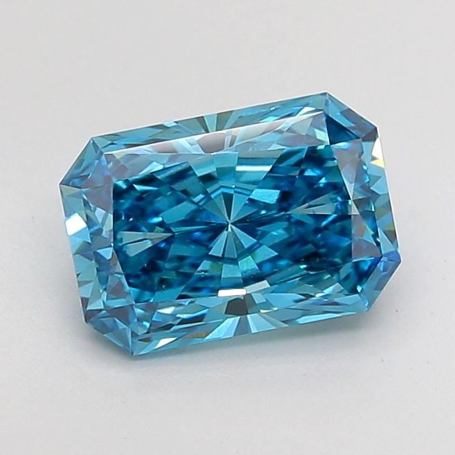 Loose Diamond - RADIANT 2.03ct Fancy Vivid Blue VVS2: Loose Diamond - RADIANT 2.03ct Fancy Vivid Blue VVS2 Source: This is a real non-mined Diamond that has been grown in a lab Shape: RADIANT Carats: 2.03 Color: Fancy Vivid Blue Certification: IGI Video: