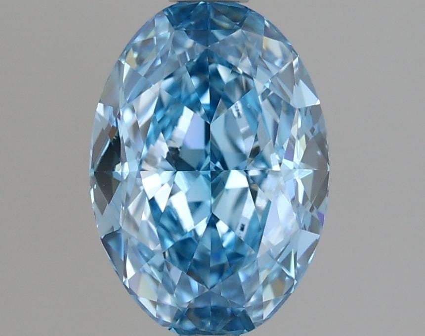 Loose Diamond - OVAL 1.42ct Fancy Vivid Blue VS1: Loose Diamond - OVAL 1.42ct Fancy Vivid Blue VS1 Source: This is a real non-mined Diamond that has been grown in a lab Shape: OVAL Carats: 1.42 Color: Fancy Vivid Blue Certification: IGI Video: