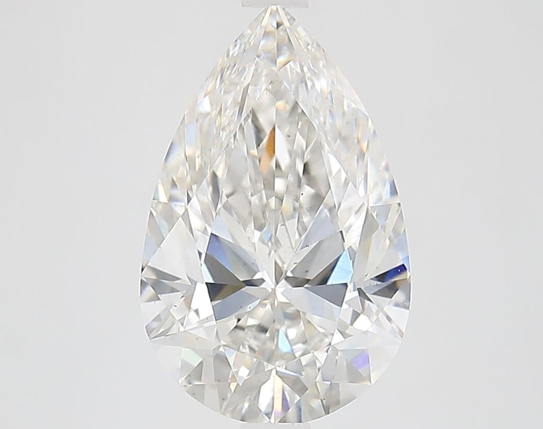 Loose Diamond - PEAR 3.35ct G VS2: Loose Diamond - PEAR 3.35ct G VS2 Source: This is a real non-mined Diamond that has been grown in a lab Shape: PEAR Carats: 3.35 Color: G Clarity: VS2 Certification: IGI Video: