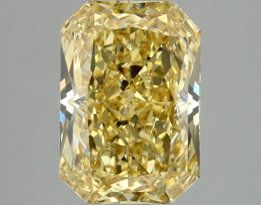 Loose Diamond - RADIANT 3.05ct Fancy Vivid Yellow VS1: Loose Diamond - RADIANT 3.05ct Fancy Vivid Yellow VS1 Source: This is a real non-mined Diamond that has been grown in a lab Shape: RADIANT Carats: 3.05 Color: Fancy Vivid Yellow Certification: IGI Vid