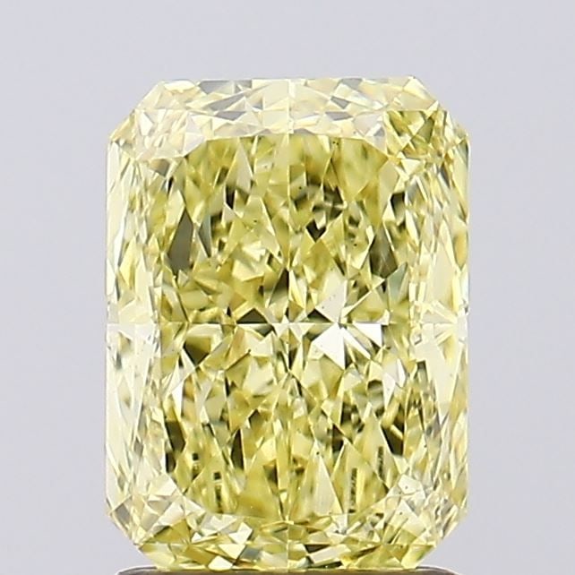 Loose Diamond - RADIANT 1.56ct Fancy Intense Yellow VS2: Loose Diamond - RADIANT 1.56ct Fancy Intense Yellow VS2 Source: This is a real non-mined Diamond that has been grown in a lab Shape: RADIANT Carats: 1.56 Color: Fancy Intense Yellow Certification: IGI