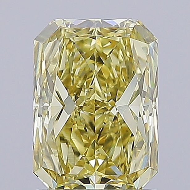 Loose Diamond - RADIANT 1.82ct Fancy Vivid Yellow VS2: Loose Diamond - RADIANT 1.82ct Fancy Vivid Yellow VS2 Source: This is a real non-mined Diamond that has been grown in a lab Shape: RADIANT Carats: 1.82 Color: Fancy Vivid Yellow Certification: IGI Vid