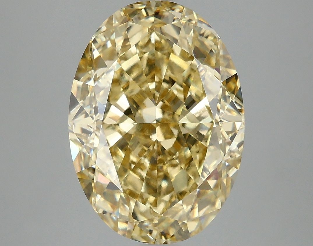 Loose Diamond - OVAL 5.09ct Fancy Intense Yellow VS1: Loose Diamond - OVAL 5.09ct Fancy Intense Yellow VS1 Source: This is a real non-mined Diamond that has been grown in a lab Shape: OVAL Carats: 5.09 Color: Fancy Intense Yellow Certification: IGI Video