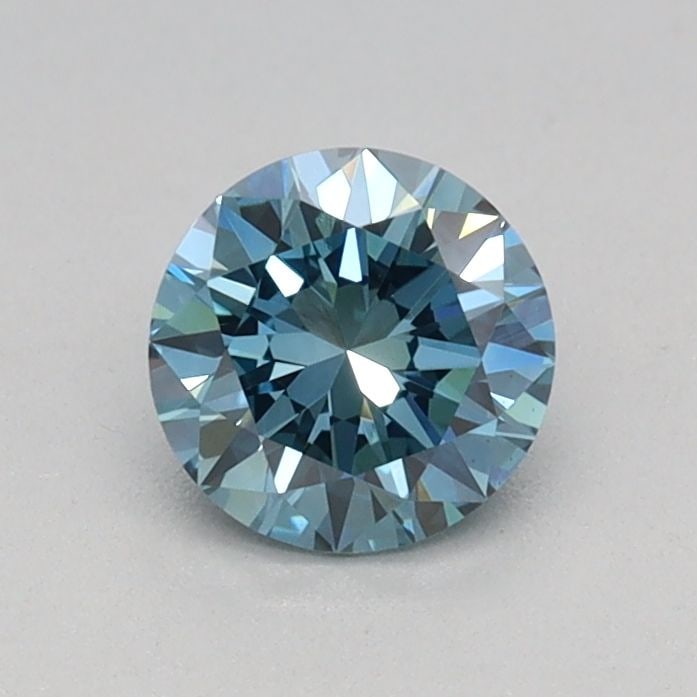 Loose Diamond - ROUND 0.41ct Fancy Vivid Blue VS1 (1 of 1)
