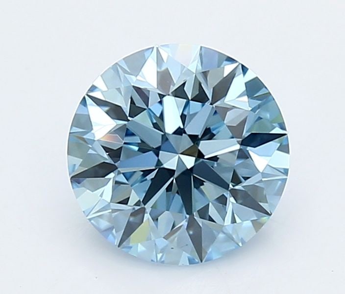 Loose Diamond - ROUND 1.94ct Fancy Vivid Blue VVS1: Loose Diamond - ROUND 1.94ct Fancy Vivid Blue VVS1 Source: This is a real non-mined Diamond that has been grown in a lab Shape: ROUND Carats: 1.94 Color: Fancy Vivid Blue Certification: IGI Video: