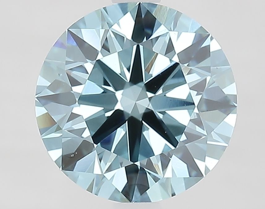 Ideal Loose Diamond - ROUND 2.19ct Fancy Vivid Blue VS1: Ideal Loose Diamond - ROUND 2.19ct Fancy Vivid Blue VS1 Source: This is a real non-mined Diamond that has been grown in a lab Shape: ROUND Carats: 2.19 Color: Fancy Vivid Blue Certification: IGI Video