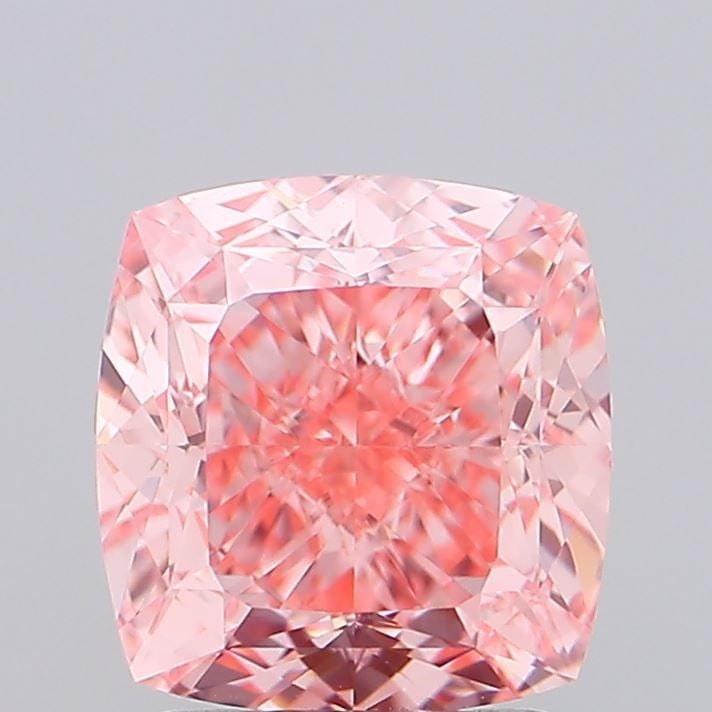 Loose Diamond - CUSHION MODIFIED 2.54ct Fancy Vivid Pink VVS2: Loose Diamond - CUSHION MODIFIED 2.54ct Fancy Vivid Pink VVS2 Source: This is a real non-mined Diamond that has been grown in a lab Shape: CUSHION MODIFIED Carats: 2.54 Color: Fancy Vivid Pink Certifi