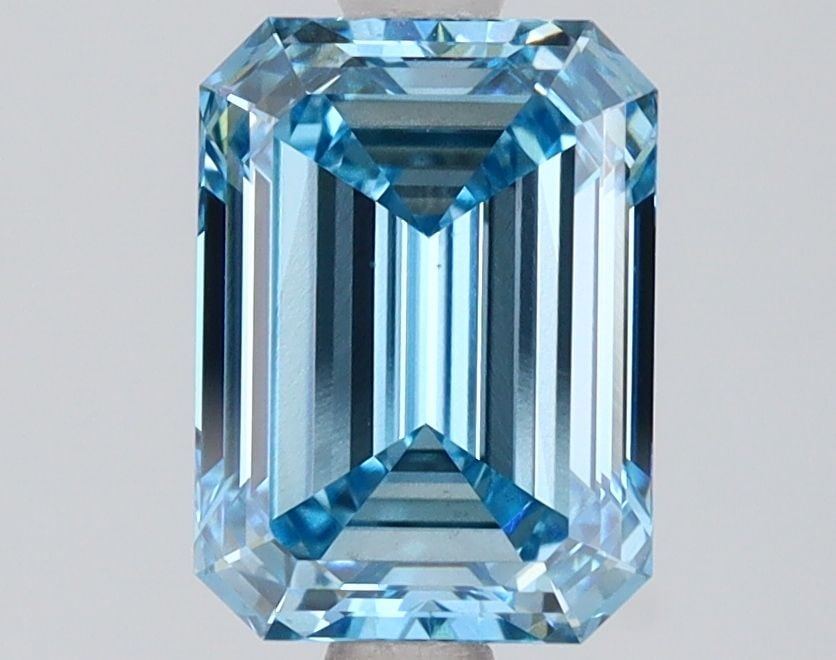 Loose Diamond - EMERALD 2.05ct Fancy Blue VS1: Loose Diamond - EMERALD 2.05ct Fancy Blue VS1 Source: This is a real non-mined Diamond that has been grown in a lab Shape: EMERALD Carats: 2.05 Color: Fancy Blue Certification: IGI Video: