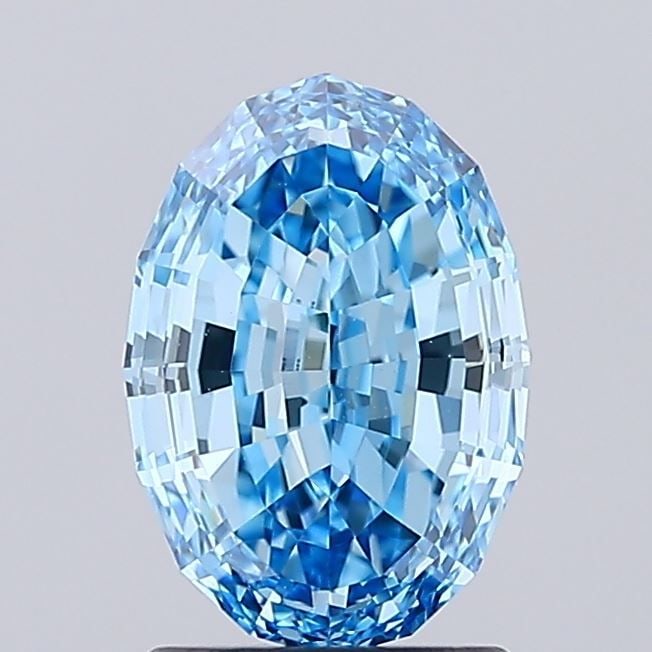 Loose Diamond - OTHER 1.91ct Fancy Vivid Blue VVS2: Loose Diamond - OTHER 1.91ct Fancy Vivid Blue VVS2 Source: This is a real non-mined Diamond that has been grown in a lab Shape: OTHER Carats: 1.91 Color: Fancy Vivid Blue Certification: IGI Video: