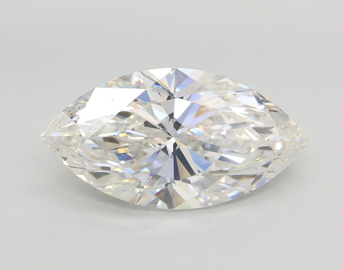 Loose Diamond - MARQUISE 8.04ct G VVS2: Loose Diamond - MARQUISE 8.04ct G VVS2 Source: This is a real non-mined Diamond that has been grown in a lab Shape: MARQUISE Carats: 8.04 Color: G Clarity: VVS2 Certification: IGI Video:
