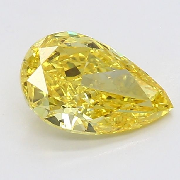 Loose Diamond - PEAR 0.66ct Fancy Vivid Yellow VS1: Loose Diamond - PEAR 0.66ct Fancy Vivid Yellow VS1 Source: This is a real non-mined Diamond that has been grown in a lab Shape: PEAR Carats: 0.66 Color: Fancy Vivid Yellow Certification: NONE Video:
