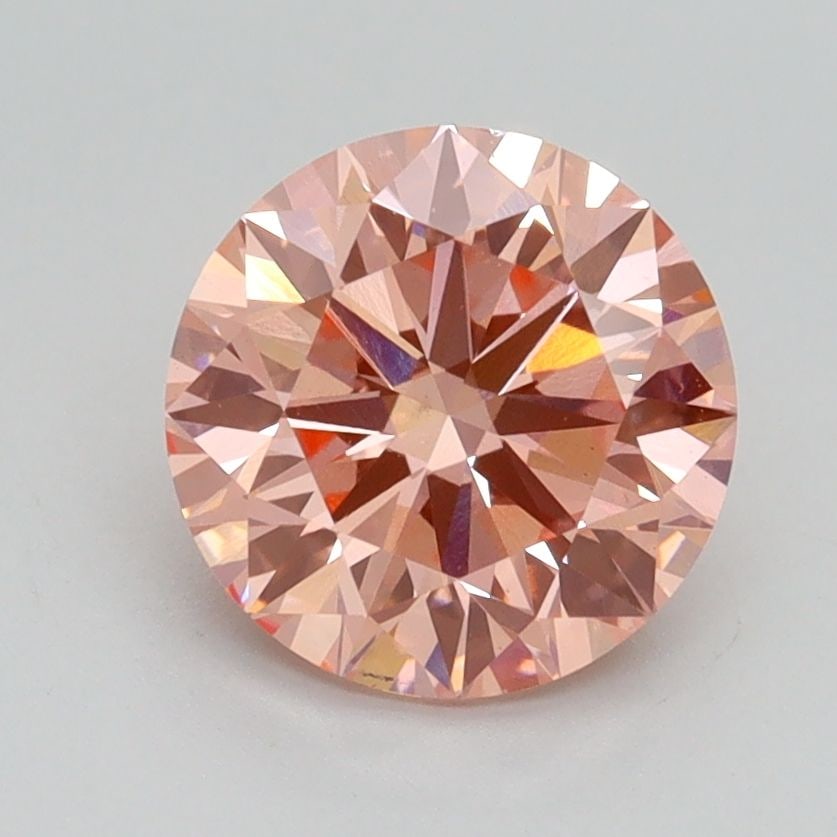 Loose Diamond - ROUND 1.72ct Fancy Intense Pink VS1: Loose Diamond - ROUND 1.72ct Fancy Intense Pink VS1 Source: This is a real non-mined Diamond that has been grown in a lab Shape: ROUND Carats: 1.72 Color: Fancy Intense Pink Certification: IGI Video: