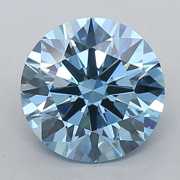 Ideal Loose Diamond - ROUND 2.5ct Fancy Vivid Blue VS1: Ideal Loose Diamond - ROUND 2.5ct Fancy Vivid Blue VS1 Source: This is a real non-mined Diamond that has been grown in a lab Shape: ROUND Carats: 2.5 Color: Fancy Vivid Blue Certification: IGI Video: