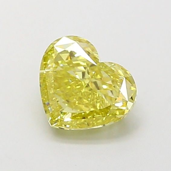 Loose Diamond - HEART 1.01ct Fancy Yellow VS1: Loose Diamond - HEART 1.01ct Fancy Yellow VS1 Source: This is a real non-mined Diamond that has been grown in a lab Shape: HEART Carats: 1.01 Color: Fancy Yellow Certification: IGI Video:
