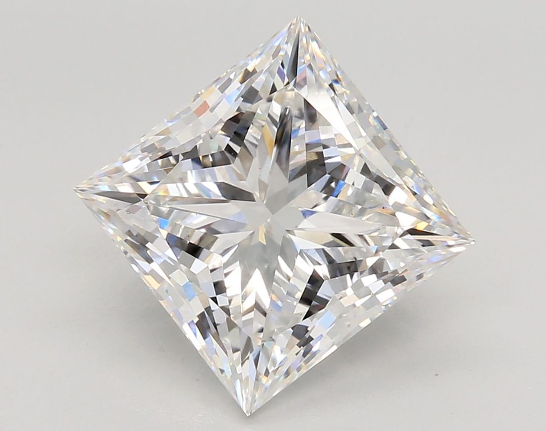 Loose Diamond - PRINCESS 6.03ct E VS1: Loose Diamond - PRINCESS 6.03ct E VS1 Source: This is a real non-mined Diamond that has been grown in a lab Shape: PRINCESS Carats: 6.03 Color: E Clarity: VS1 Certification: IGI Video: