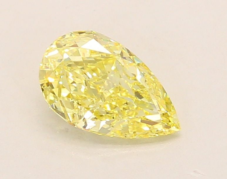 Loose Diamond - PEAR 1.13ct Fancy Intense Yellow VS1: Loose Diamond - PEAR 1.13ct Fancy Intense Yellow VS1 Source: This is a real non-mined Diamond that has been grown in a lab Shape: PEAR Carats: 1.13 Color: Fancy Intense Yellow Certification: IGI Video