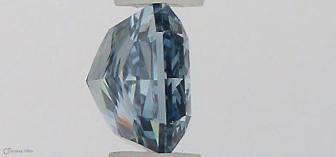 Loose Diamond - SQUARE RADIANT 0.31ct Fancy Vivid Blue VVS1 (1 of 1)