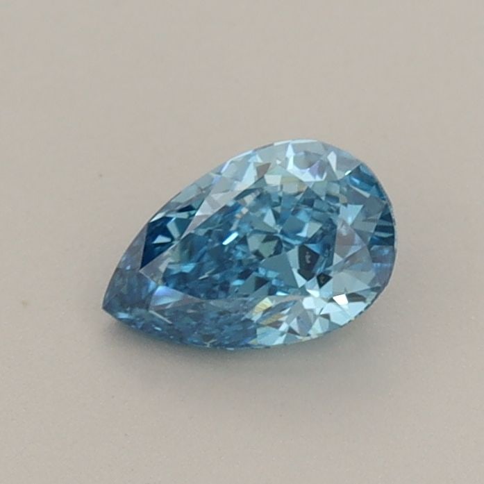 Loose Diamond - PEAR 0.44ct Fancy Vivid Blue VS1: Loose Diamond - PEAR 0.44ct Fancy Vivid Blue VS1 Source: This is a real non-mined Diamond that has been grown in a lab Shape: PEAR Carats: 0.44 Color: Fancy Vivid Blue Certification: IGI Video: