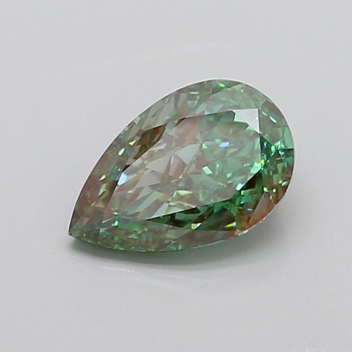 Loose Diamond - PEAR 1.72ct Fancy Vivid Green VVS2: Loose Diamond - PEAR 1.72ct Fancy Vivid Green VVS2 Source: This is a real non-mined Diamond that has been grown in a lab Shape: PEAR Carats: 1.72 Color: Fancy Vivid Green Certification: IGI Video: