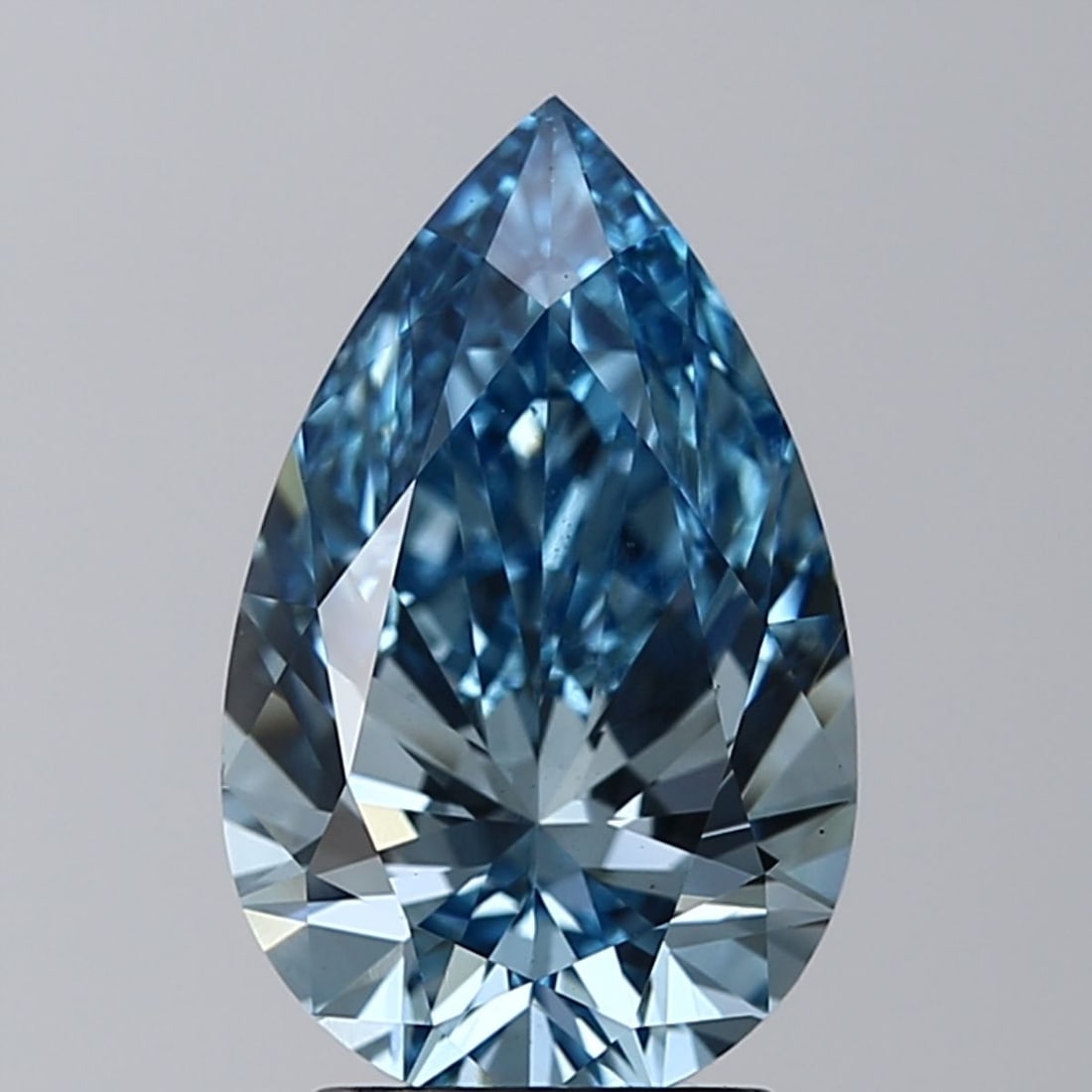 Loose Diamond - PEAR 2.5ct Fancy Intense Blue VS1: Loose Diamond - PEAR 2.5ct Fancy Intense Blue VS1 Source: This is a real non-mined Diamond that has been grown in a lab Shape: PEAR Carats: 2.5 Color: Fancy Intense Blue Certification: IGI Video: