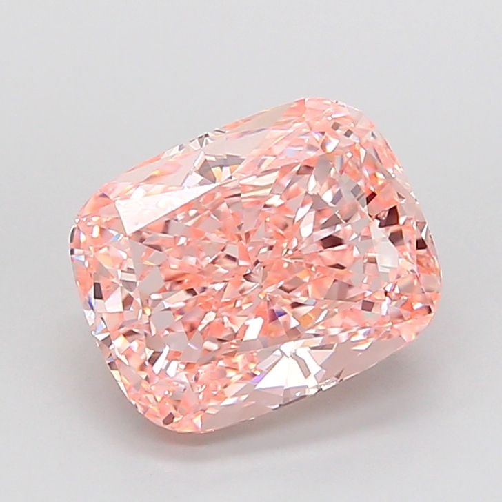 Loose Diamond - CUSHION MODIFIED 4.56ct Fancy Intense Pink VVS2: Loose Diamond - CUSHION MODIFIED 4.56ct Fancy Intense Pink VVS2 Source: This is a real non-mined Diamond that has been grown in a lab Shape: CUSHION MODIFIED Carats: 4.56 Color: Fancy Intense Pink Cer