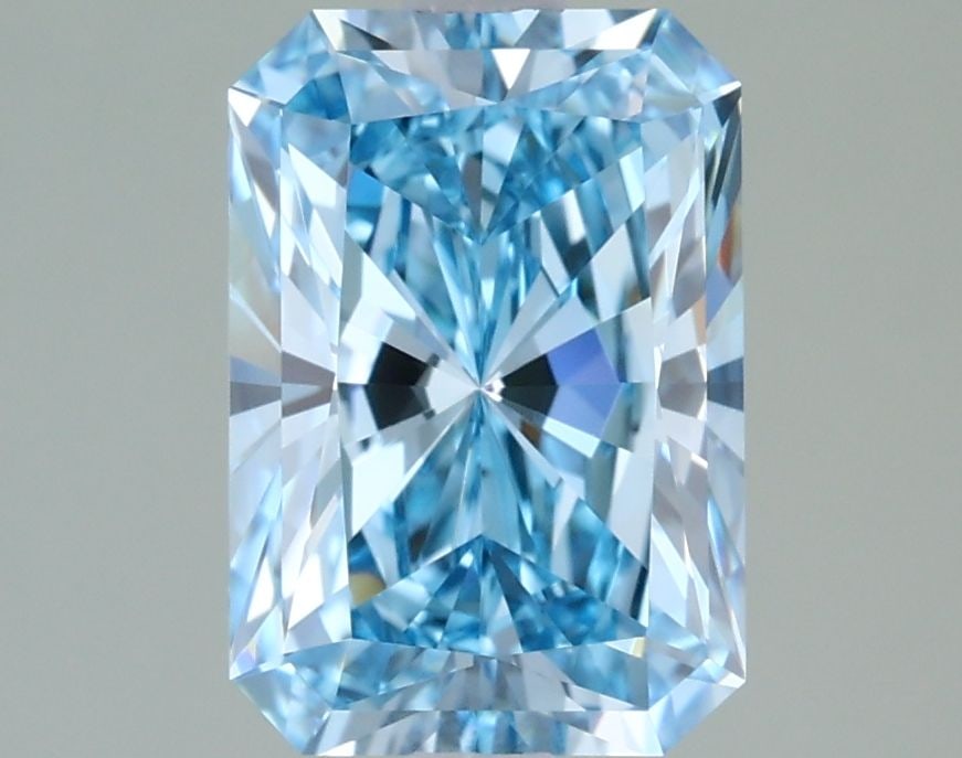 Loose Diamond - RADIANT 2.09ct Fancy Vivid Blue VVS1: Loose Diamond - RADIANT 2.09ct Fancy Vivid Blue VVS1 Source: This is a real non-mined Diamond that has been grown in a lab Shape: RADIANT Carats: 2.09 Color: Fancy Vivid Blue Certification: IGI Video: