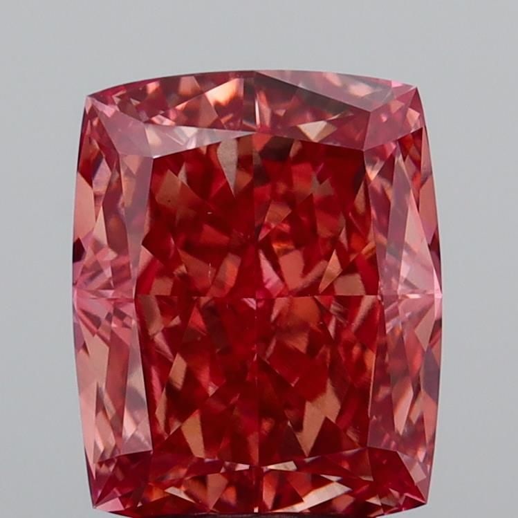 Loose Diamond - CUSHION MODIFIED 3.06ct Fancy Vivid Pink VS1: Loose Diamond - CUSHION MODIFIED 3.06ct Fancy Vivid Pink VS1 Source: This is a real non-mined Diamond that has been grown in a lab Shape: CUSHION MODIFIED Carats: 3.06 Color: Fancy Vivid Pink Certific