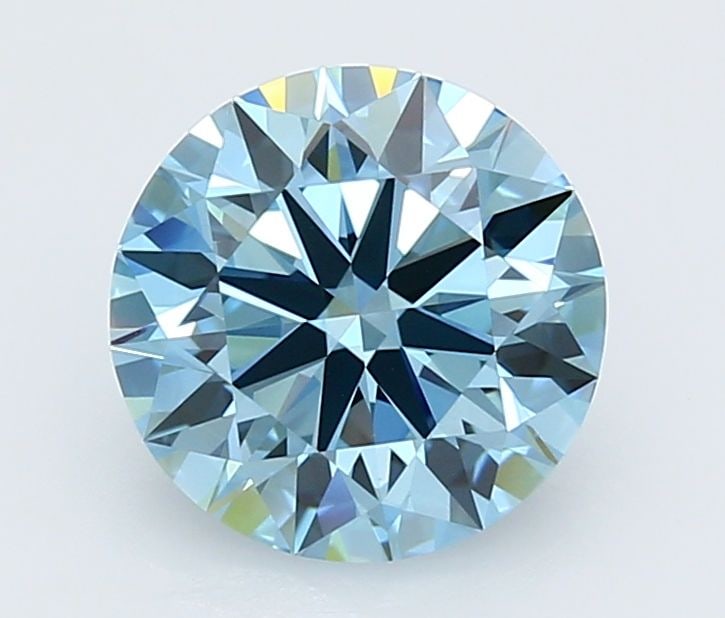 Ideal Loose Diamond - ROUND 3.01ct Fancy Vivid Blue VVS2: Ideal Loose Diamond - ROUND 3.01ct Fancy Vivid Blue VVS2 Source: This is a real non-mined Diamond that has been grown in a lab Shape: ROUND Carats: 3.01 Color: Fancy Vivid Blue Certification: IGI Vide