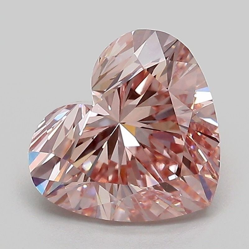 Loose Diamond - HEART 2.5ct Fancy Intense Brownish Pink VVS2: Loose Diamond - HEART 2.5ct Fancy Intense Brownish Pink VVS2 Source: This is a real non-mined Diamond that has been grown in a lab Shape: HEART Carats: 2.5 Color: Fancy Intense Brownish Pink Certifica