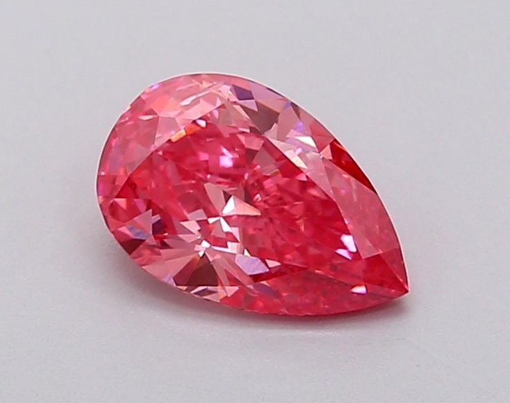 Loose Diamond - PEAR 1.05ct Fancy Vivid Pink SI1: Loose Diamond - PEAR 1.05ct Fancy Vivid Pink SI1 Source: This is a real non-mined Diamond that has been grown in a lab Shape: PEAR Carats: 1.05 Color: Fancy Vivid Pink Certification: IGI Video: