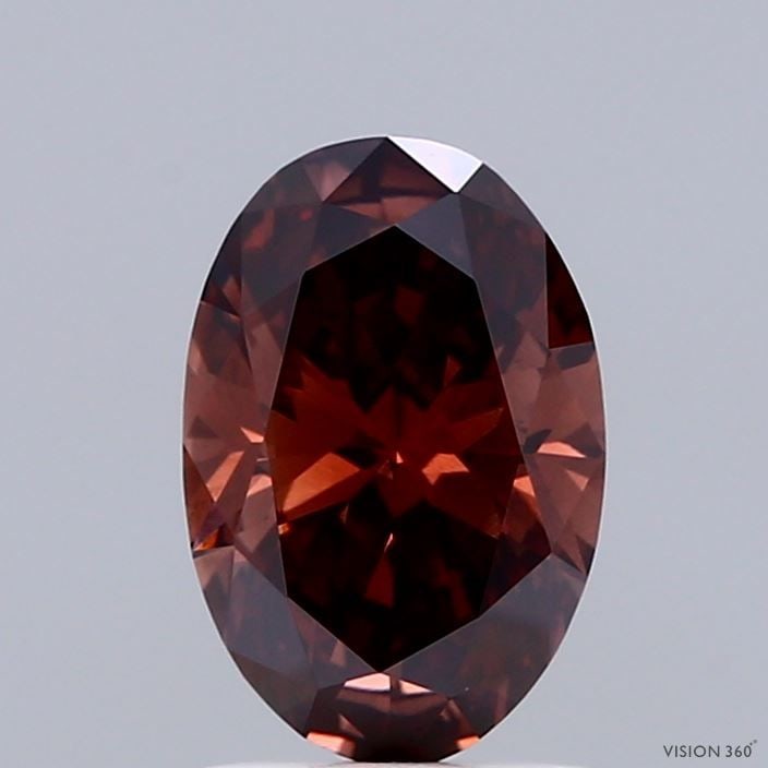 Loose Diamond - OVAL 1.32ct Fancy Brown VS1: Loose Diamond - OVAL 1.32ct Fancy Brown VS1 Source: This is a real non-mined Diamond that has been grown in a lab Shape: OVAL Carats: 1.32 Color: Fancy Brown Certification: IGI Video: