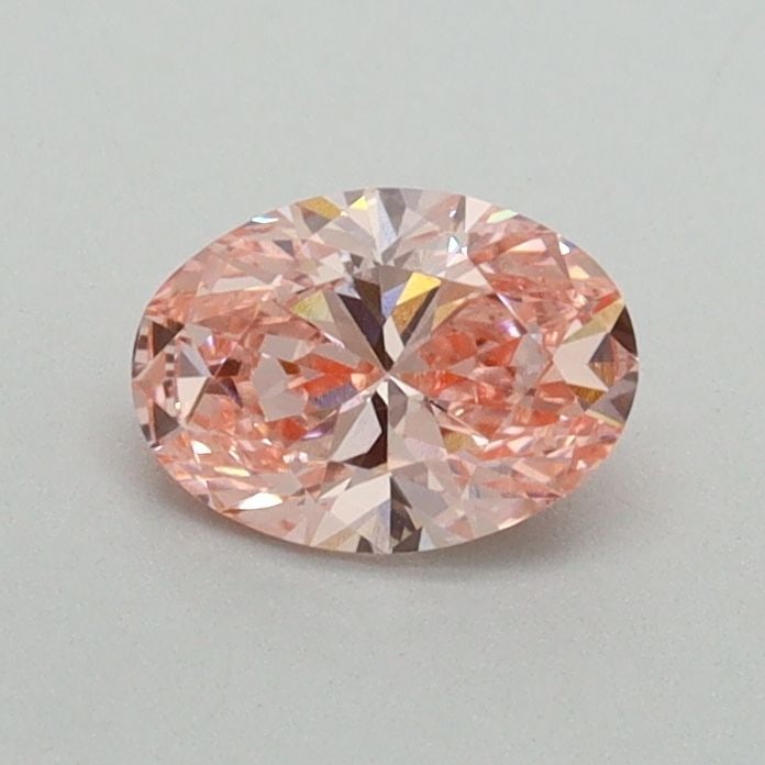 Loose Diamond - OVAL 0.5ct Fancy Vivid Pink VS2: Loose Diamond - OVAL 0.5ct Fancy Vivid Pink VS2 Source: This is a real non-mined Diamond that has been grown in a lab Shape: OVAL Carats: 0.5 Color: Fancy Vivid Pink Certification: IGI Video: