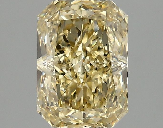 Loose Diamond - RADIANT 1.59ct Fancy Intense Yellow VS1: Loose Diamond - RADIANT 1.59ct Fancy Intense Yellow VS1 Source: This is a real non-mined Diamond that has been grown in a lab Shape: RADIANT Carats: 1.59 Color: Fancy Intense Yellow Certification: IGI