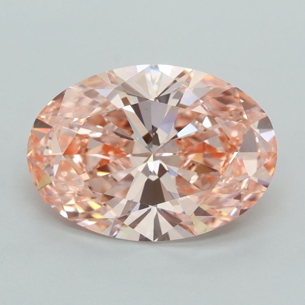 Loose Diamond - OVAL 3.05ct Fancy Vivid Pink VVS2: Loose Diamond - OVAL 3.05ct Fancy Vivid Pink VVS2 Source: This is a real non-mined Diamond that has been grown in a lab Shape: OVAL Carats: 3.05 Color: Fancy Vivid Pink Certification: IGI Video: