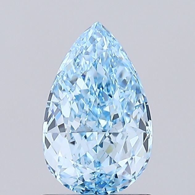 Loose Diamond - PEAR 1.09ct Fancy Vivid Blue VVS2: Loose Diamond - PEAR 1.09ct Fancy Vivid Blue VVS2 Source: This is a real non-mined Diamond that has been grown in a lab Shape: PEAR Carats: 1.09 Color: Fancy Vivid Blue Certification: IGI Video: