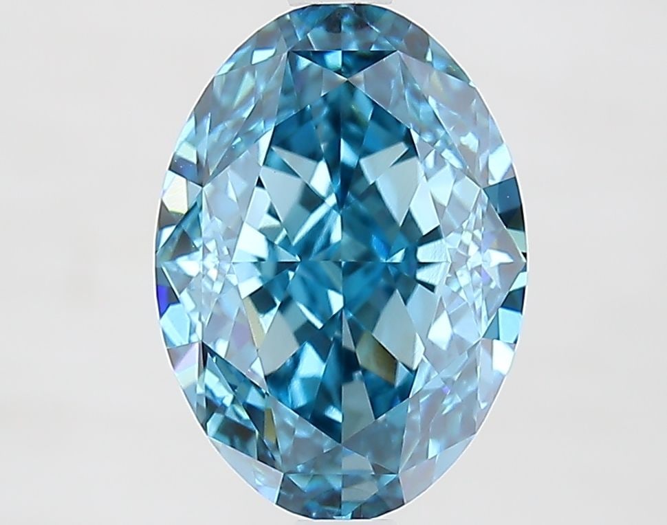Loose Diamond - OVAL 2.8ct Fancy Vivid Blue VS1: Loose Diamond - OVAL 2.8ct Fancy Vivid Blue VS1 Source: This is a real non-mined Diamond that has been grown in a lab Shape: OVAL Carats: 2.8 Color: Fancy Vivid Blue Certification: IGI Video: